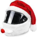 Tomte Nativity Julhatt för herrars motorcykelhjälmar - Nyhetspresent