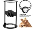 Vedklyv – Kraftfull manuell vedklyv i gjutjärn – 27 cm