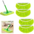 6 st mikrofiberdukar för Swiffer Sweeper Mopp Refill Ångmopp, Våtservetter Överdrag Återanvändbara Tvättbara Moppdynor för Kakelgolv