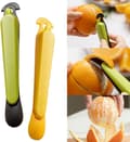 2-pack med apelsin- och citrusskalare, lättanvända citron- och grapefruktskalare, köksredskap.
