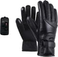 Opvarmede handsker – Sort – USB-genopladelige – Touchscreen-kompatible – Vandafvisende – Vindtætte – Skridsikre – One size – Vinter