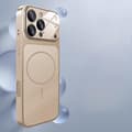 Trådlöst laddningsbart matt skyddsfodral för iPhone 17/17 Air/17 Pro/17 Pro Max (guld, för iPhone 17PRO) gold 17PRO