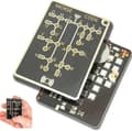 Morse Code Trainer Card Pro, Bärbar Interaktiv LED Telegraftränare med Signalknappar, Audiovisuell Feedback & Inspelnings-/Uppspelningsfunktion