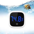 Aquarium Thermometer, Digital Aquarium Thermometer with LED Touch Screen, External Temperature Measurement, High-Precision Sensor