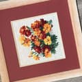 Miniatyrbillede 5 af 5: Broderikit Riolis "Tagetes" 20x20 cm