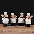Miniatyrbild 5 av 5: Fyearfly kockfigurer Prydnad 4 st Resin kockfigurer Prydnad Staty Modell Hantverk Dekor Bar Kafé