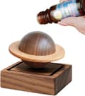 Træ æterisk olie diffuser, Planet valnød aromaterapi, Passiv diffuser til skrivebord, bord, hjemmekontor, bil, garderobe, yogasal og SPA, Gaver til yoga