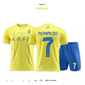 Miniatyrbild 1 av 3: 22-23 Portugal Hemma #7 Ronaldo Fotbollströja Set Barn & Vuxna 1 1 Barn 2 28