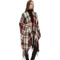Miniatyrbild 5 av 5: Printed tofs Poncho Cape Dam höst/vinter filt Sjal Wrap