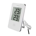 Miniatyrbild 1 av 4: 1 st inomhus stor skärm digital display termometer vit