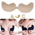 Miniatyrbild 1 av 5: Bride Sticky BH Osynlig Strapless Push-up Återanvändbar Rygglös Skin-B