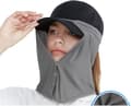 Solbeskyttelse til ansigt og hals, UV-beskyttelse, solskærm, Cooli, ZQKLA