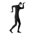 Spandex Heldragt med Ansigtsåbning til Halloween, Heks og Halloweenfest, Gave Sort Black M-（160cm）