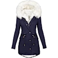 Miniatyrbild 1 av 5: Jul-inspirerad Digitaltryckad Avslappnad Långärmad Cardigan 2023 Avslappnade Ytterplagg Långärmade Cardigans Jacka Ytterkläder Höstkläder Dark blue M