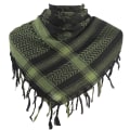 Miniatyrbild 1 av 3: 2 st Scarf Military Shemagh Tactical Desert Keffiyeh Head Neck Scarf Arab Wrap med tofs 43,3x43,3 tum / 110x110 cm (grön skalle stil)
