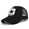 Miniatyrbild 5 av 11: Femuddig mesh manlig hatt Hip-hop Street Dance - cap Svart och vit genombruten utomhus cap cap Färgmatchande mesh Cm6007CoffeeWhiteColorMatching Adjustable