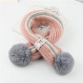 Miniatyrbild 4 av 5: Barnscarf Pojkar Flickor Vintervarma halsdukar Halsvärmare pink