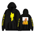 Miniatyrbild 2 av 5: Billie Eilish Sweatshirt Unisex Pullover Estetisk Hoodie Gray A XXL