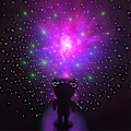 Miniatyrbild 4 av 5: Space Buddy Projector Light, Pleshy Spacebuddy Projector, Space Buddy Pleshyco, Astronaut Star Projector Galaxy Light med fjärrkontroll (e)