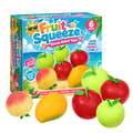 Frukt Squishy Set – Persika, Mango & Grönt Äpple | Mjuk Stressleksak för Klämning och Avkoppling