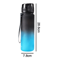 Miniatyrbild 3 av 5: Ny sport Liten Fresh Gradient Water Cup, för fitness, gym och utomhussporter, för kvinnor och män Skolkontor Gym utomhus Shadow Blue 1L