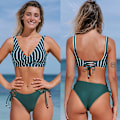 Miniatyrbild 1 av 2: Printed Mid Waist Bikini uit Badkläder 2022 New Beach Badkläder style6 S