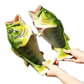 Miniatyrbild 1 av 5: Karp Halksäkra Sommar Beach Skor Utomhus Snygga sandaler Water Mock Tofflor Fisk 28-29