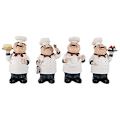 Miniatyrbild 1 av 5: Fyearfly kockfigurer Prydnad 4 st Resin kockfigurer Prydnad Staty Modell Hantverk Dekor Bar Kafé