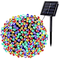 Miniatyrbild 1 av 4: Solar Christmas String Lights, 22m 200 Led Multicolor