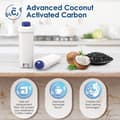 Miniatyrbilde 6 av 8: Passer til DeLonghi DLSC002 aktivert karbon erstatningsfilter