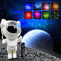 Miniatyrbild 1 av 5: Space Buddy Projector Light, Pleshy Spacebuddy Projector, Space Buddy Pleshyco, Astronaut Star Projector Galaxy Light med fjärrkontroll (e)