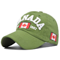 Miniatyrbild 7 av 9: Vår- och sommarhatt Maple Leaf cap Canad par hattar Peaked Cap City utomhus solhatt Yellow Adjustable