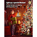 Miniatyrbild 2 av 4: Batteridrivna String Lights. 2 Pack 3 * Aa batteridriven koppartråd Fjärrkontroll Timer Vattentät Led Firefly Lights