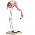 Miniatyrbild 2 av 2: Flamingo Ornament Söt Flamingo Resin Flamingo Statyett Heminredning Bröllopsprydnad Pink1 14X7X7CM