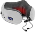 Rese Nackkudde/Elektrisk Nackmassage med Värme, Memory Foam Kudde för Lindring av Nacksmärta, Nackstödskudde för Flygplan, Bil, Kontor (Grå)