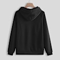 Miniatyrbild 4 av 5: Mode Loungeset för kvinnor Modekläder 2-delad sweatsuit Långärmad tröja Långbyxor black XL