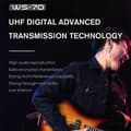 Miniatyrbild 3 av 5: SWIFF WS-70 Gitarrsändare Mottagare Mini Digitalt Trådlöst System Multifunktionellt Gitarrsystem f