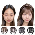Miniatyrbild 1 av 3: Styling Tools Fake Bangs Hårband Fringe Bangs Bangs Hårstycken Flätor Pannband Light brown