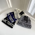 Miniatyrbild 4 av 5: Arcteryx Utomhus Höst Och Vinter Varm Ski Öronskydd Vild Mode Stickad Mössa black