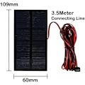 Miniatyrbild 2 av 5: Generisk Solar Powered Led Spot Light Bärbar Led Bulb Solar Lampa Med 0,8w Solpanel