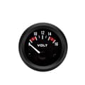 Linkong 12v 2In 52mm Volt Spänning Universal Pekarmätare Voltmeter Bil Auto Mätområde 8-16v LED Ljus urtavla