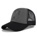 Miniatyrbild 7 av 11: Femuddig mesh manlig hatt Hip-hop Street Dance - cap Svart och vit genombruten utomhus cap cap Färgmatchande mesh Cm6001Black Adjustable