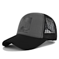 Miniatyrbild 7 av 11: Femuddig mesh manlig hatt Hip-hop Street Dance - cap Svart och vit genombruten utomhus cap cap Färgmatchande mesh Cm6007CoffeeWhiteColorMatching Adjustable