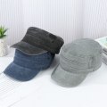 Miniatyrbild 6 av 11: Män Dam Kamouflage Army Hat Camo Military Cadet Combat Cap army green