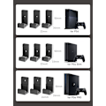 Miniatyrbild 4 av 5: Väggfäste för PS4-värd PS4 Pro