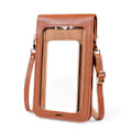 Miniatyrbild 10 av 11: Kvinnor Miniväska Pekskärm Mobiltelefonplånbok Crossbody-väska beige