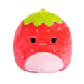 25 cm Squishmallow Pute Kosedyr Jordbær Jordbær W