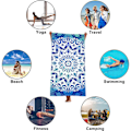Miniatyrbild 4 av 4: Strandhandduk, Mikrofiber Strandhandduk, Extra Stor 70X140CM Snabbtorkande Super Lätta Handdukar för Resor, Simning, Camping, Picknick, Strand