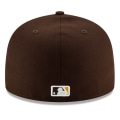 Miniatyrbild 4 av 4: Herr New Era Brown San Diego Padres Authentic Collection On-Field 59FIFTY Fitted Hat 75/8