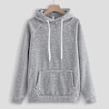 Miniatyrbild 3 av 5: Mode Loungeset för kvinnor Modekläder 2-delad sweatsuit Långärmad tröja Långbyxor grey M